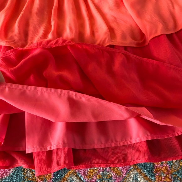 Ann Taylor Loft 00P Ruffled Halter Dress - Picture 5 of 5